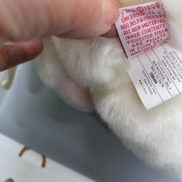 Ty Original Beanie Buddies 1999 Halo Angel Bear - Picture 10 of 11